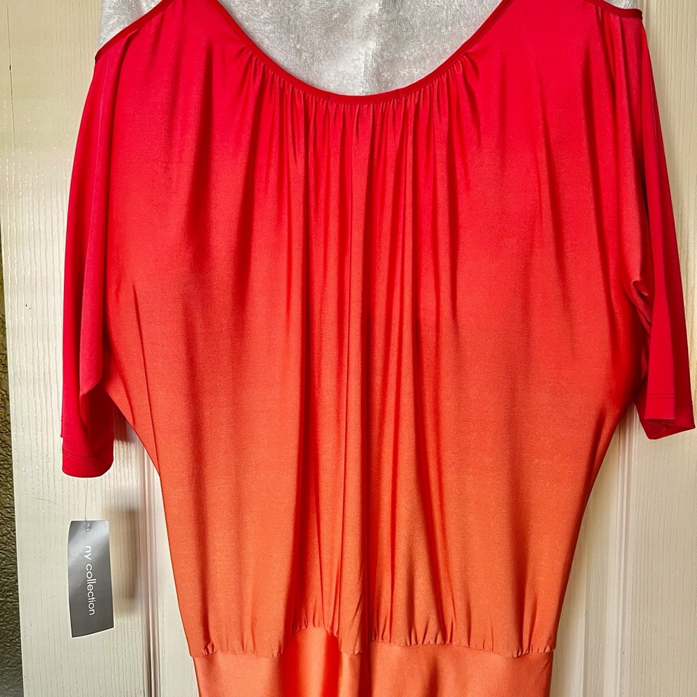 NWT NY Collection Sherbet Ombré top M